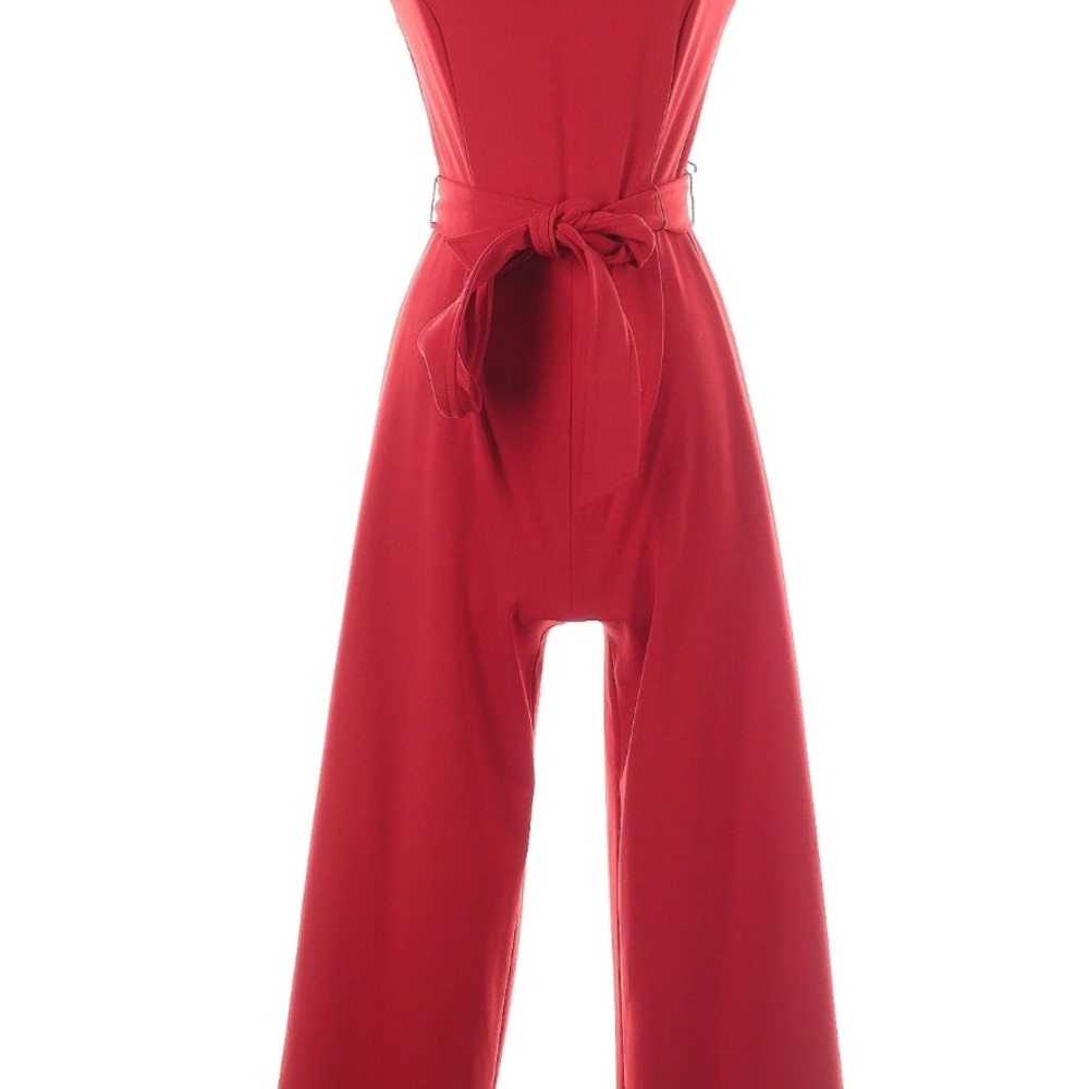 Calvin Klein Elegant Red Jumpsuit